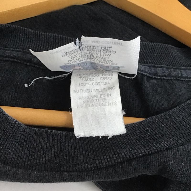 古着 USED Tシャツ 半袖 半袖カットソー プリントTシャツ クルーネックカットソー M プリント ダークグレー / ダークグレー /  メンズ USED 古着 中古 10147874