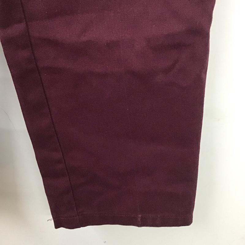 ディッキーズ Dickies パンツ ワークパンツ、ペインターパンツ ワークパンツ ワイドパンツ カジュアルパンツ 32インチ 無地 紫 / パープル /  メンズ USED 古着 中古 10112157