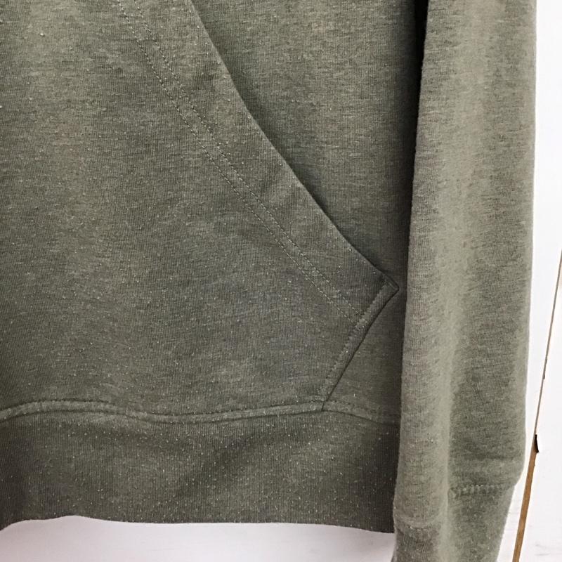 パタゴニア patagonia パーカー 長袖 ジップアップパーカー 長袖パーカー カジュアルジャケット M ロゴ、文字 カーキ / カーキ /  メンズ USED 古着 中古 10150098