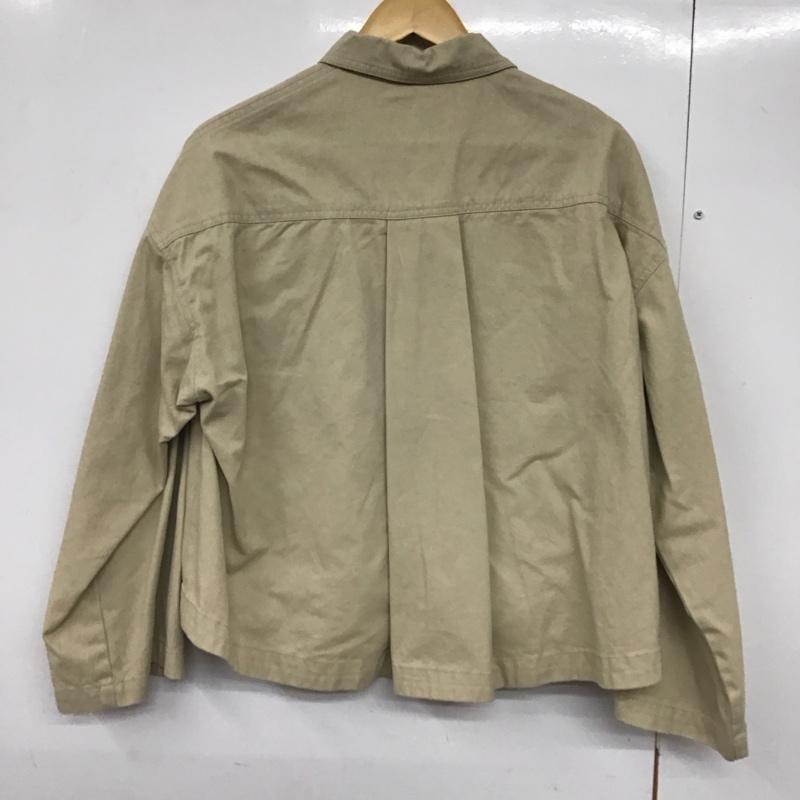 スライ SLY ジャケット、上着 ジャケット、ブレザー 030DSH30-1920 WIDE SLEEVE SHORT MILITARY JK FREE 無地 ベージュ / ベージュ /  レディース USED 古着 中古 10140532