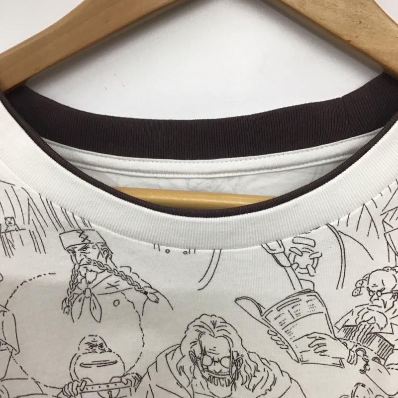 グラニフ graniph Tシャツ 半袖 半袖カットソー プリントTシャツ クルーネックカットソー XL プリント 白 / ホワイト /  メンズ USED 古着 中古 10149113