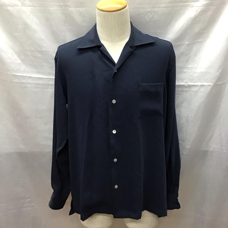 ユナイテッドトウキョウ UNITED TOKYO シャツ、ブラウス 長袖 長袖シャツ カラーシャツ ポケットシャツ 長袖カットソー 1 無地 紺 / ネイビー /  メンズ USED 古着 中古 10117428