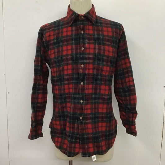 ペンドルトン PENDLETON シャツ、ブラウス 長袖 長袖シャツ カラーシャツ ポケットシャツ 長袖カットソー 70s M チェック マルチカラー / マルチカラー /  メンズ USED 古着 中古 10106826