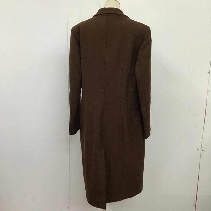 フェンディ FENDI コート コート一般 ロング丈 チェスターコート 42 無地 茶 / ブラウン /  レディース USED 古着 中古 10109450