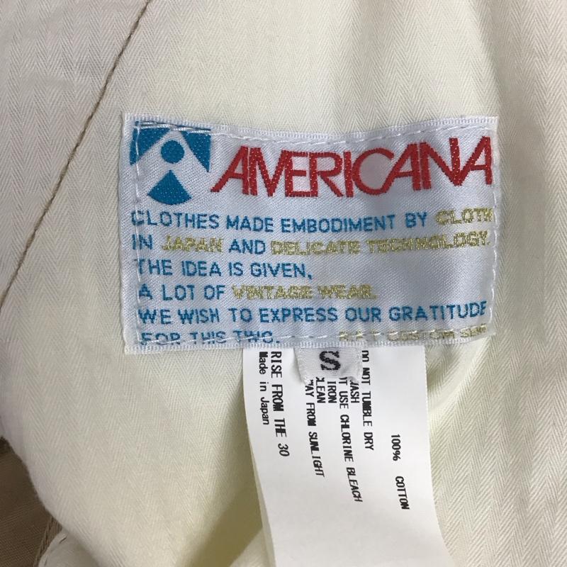アメリカーナ AMERICANA パンツ ワークパンツ、ペインターパンツ S 無地 ベージュ / ベージュ /  レディース USED 古着 中古 10114172