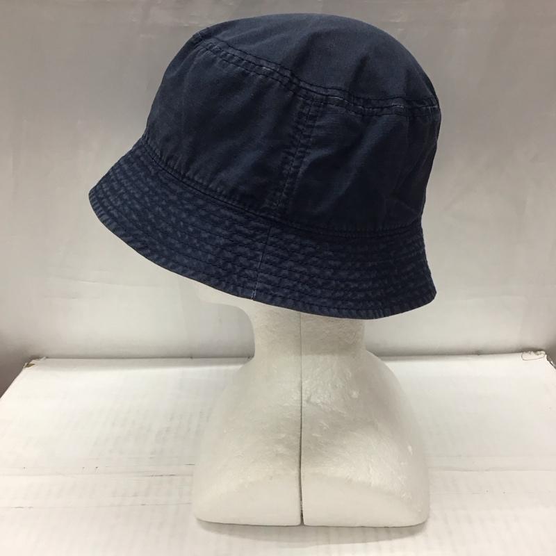 ナイジェルケーボン Nigel Cabourn 帽子 ハット LYBRO コットン バケットハット 無地 紺 / ネイビー /  メンズ USED 古着 中古 10111787