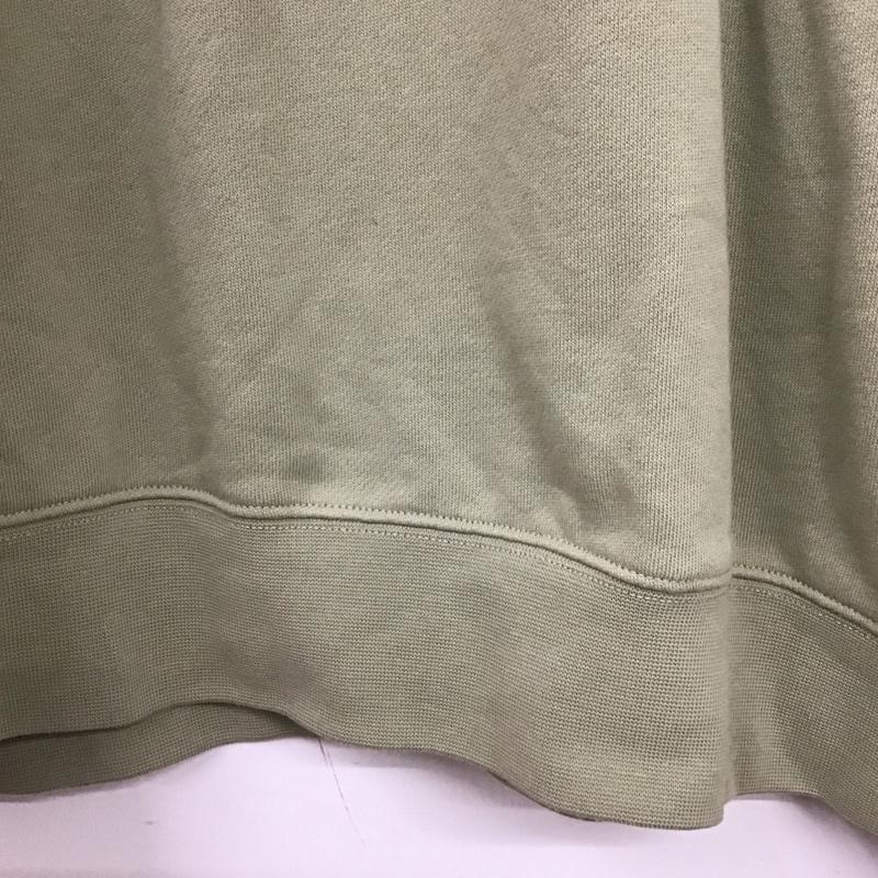 エッセンシャルズ ESSENTIALS カットソー 半袖 半袖カットソー 無地Tシャツ クルーネックカットソー L 無地 カーキ / カーキ /  メンズ USED 古着 中古 10131995