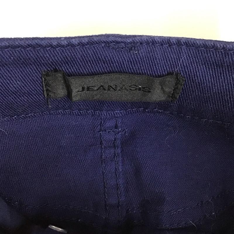 ジーナシス JEANASIS スカート ひざ丈スカート JS2500654N9 ストレッチ S 無地 紺 / ネイビー /  レディース USED 古着 中古 10114878