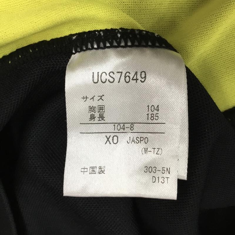 アンブロ UMBRO ポロシャツ 半袖 半袖ポロシャツ カラーシャツ 半袖カットソー ロゴ、文字 黒 / ブラック / X 黄 / イエロー /  メンズ USED 古着 中古 10116697