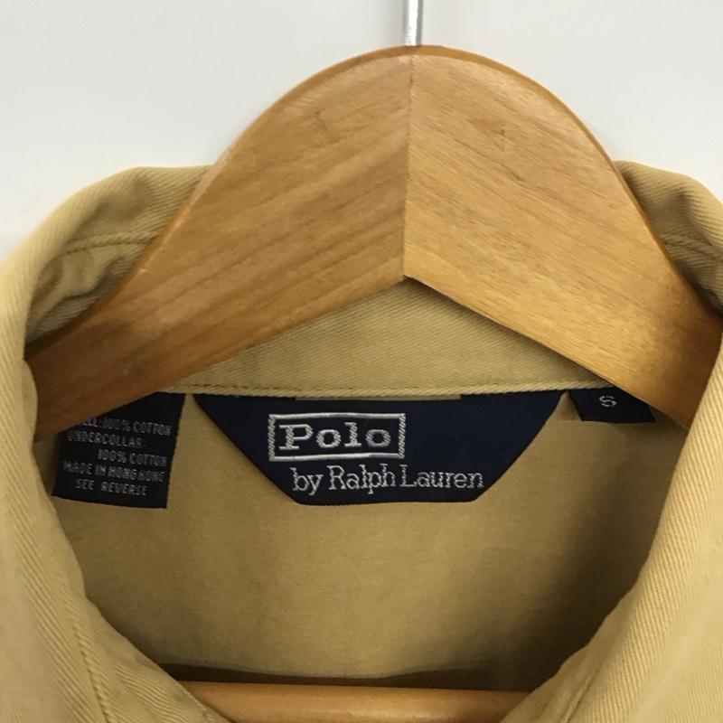 ポロバイラルフローレン Polo by RALPH LAUREN ジャケット、上着 ジャケット、ブレザー ジップアップジャケット アウター 古着 カラージャケット S ロゴ、文字 ベージュ / ベージュ /  メンズ USED 古着 中古 10134565