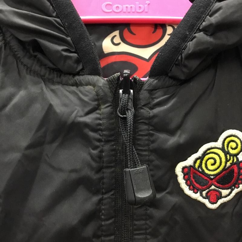 ヒステリック ミニ HYSTERIC MINI ジャケット、上着 ジャケット、ブレザー 17306102 中綿ジャケット リバーシブル キッズ 80cm 総柄 黒 / ブラック /  ガールズ USED 古着 中古 10118371