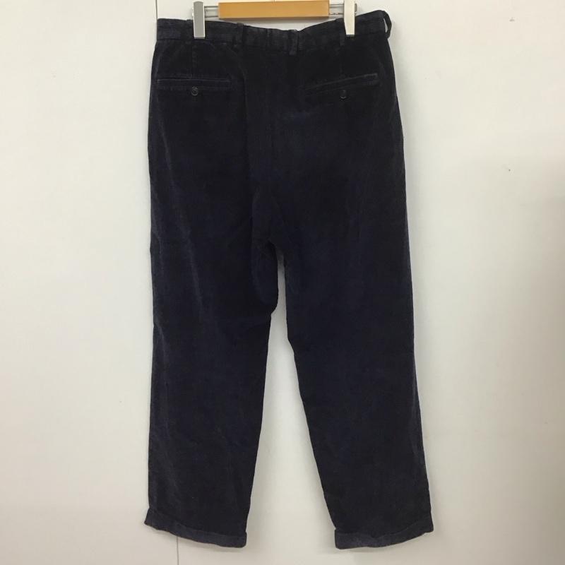 ブルックスブラザーズ BROOKS BROTHERS パンツ チノパン コーデユロイパンツ ワイドパンツ カジュアルパンツ ストレートパンツ チノパン 34 無地 紺 / ネイビー /  メンズ USED 古着 中古 10110353