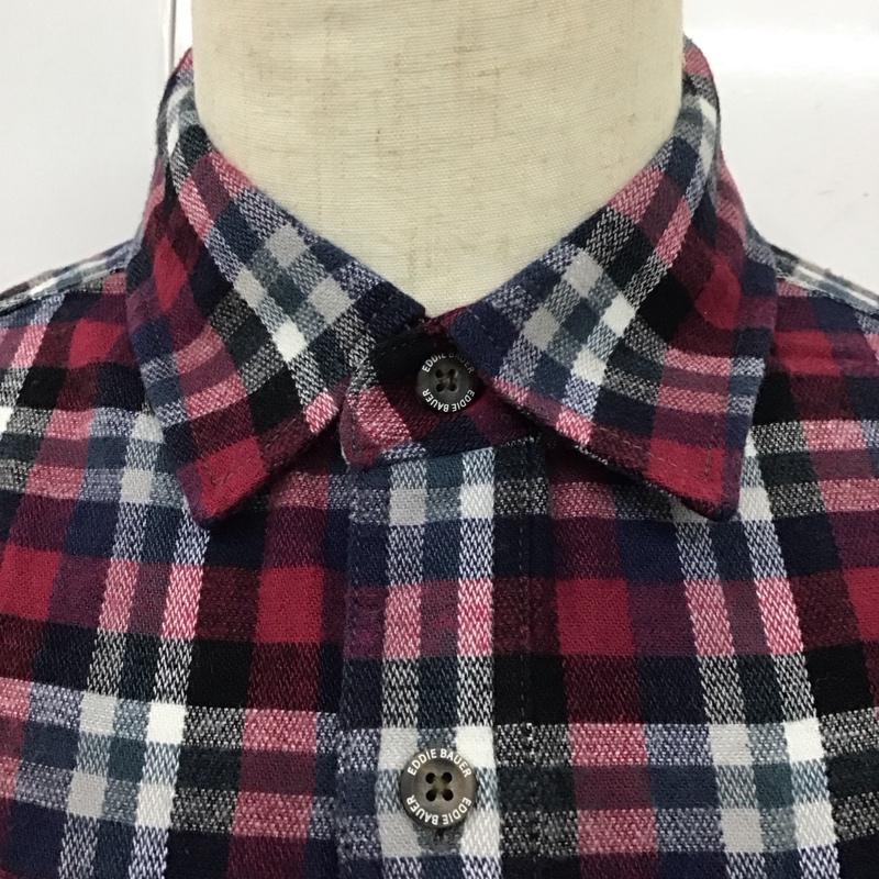 エディーバウアー Eddie Bauer シャツ、ブラウス 長袖 長袖シャツ カラーシャツ ポケットシャツ 長袖カットソー チェックシャツ S チェック マルチカラー / マルチカラー /  メンズ USED 古着 中古 10114987