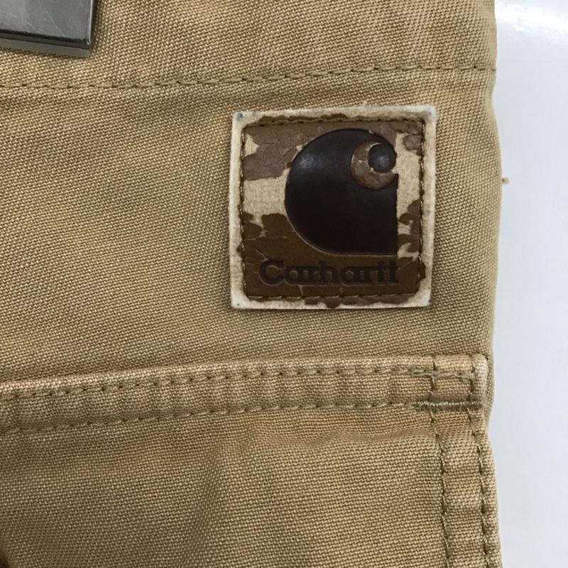 カーハート Carhartt パンツ チノパン 05737 ワークパンツ ワイドパンツ カジュアルパンツ ストレートパンツ 32インチ 無地 ベージュ / ベージュ /  メンズ USED 古着 中古 10107115