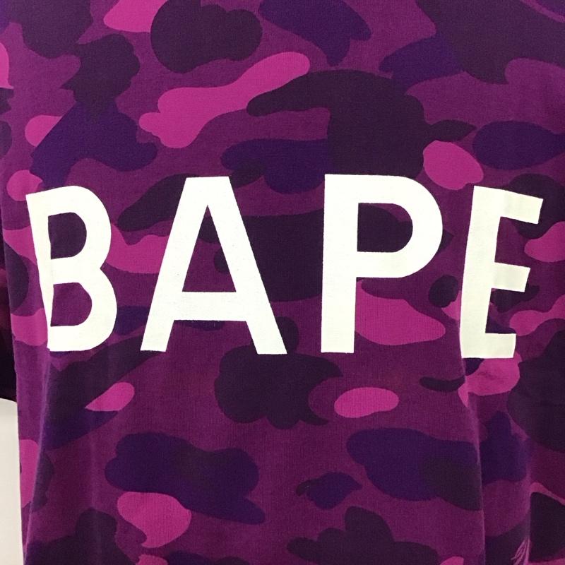 アベイシングエイプ A BATHING APE Tシャツ 半袖 半袖カットソー プリントTシャツ クルーネックカットソー 初期 XL カモフラージュ柄・迷彩 マルチカラー / マルチカラー /  メンズ USED 古着 中古 10127802