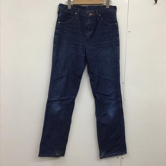 ラングラー Wrangler パンツ デニム、ジーンズ デニムパンツ ワイドパンツ カジュアルパンツ 無地 インディゴ / インディゴ /  メンズ USED 古着 中古 10141917
