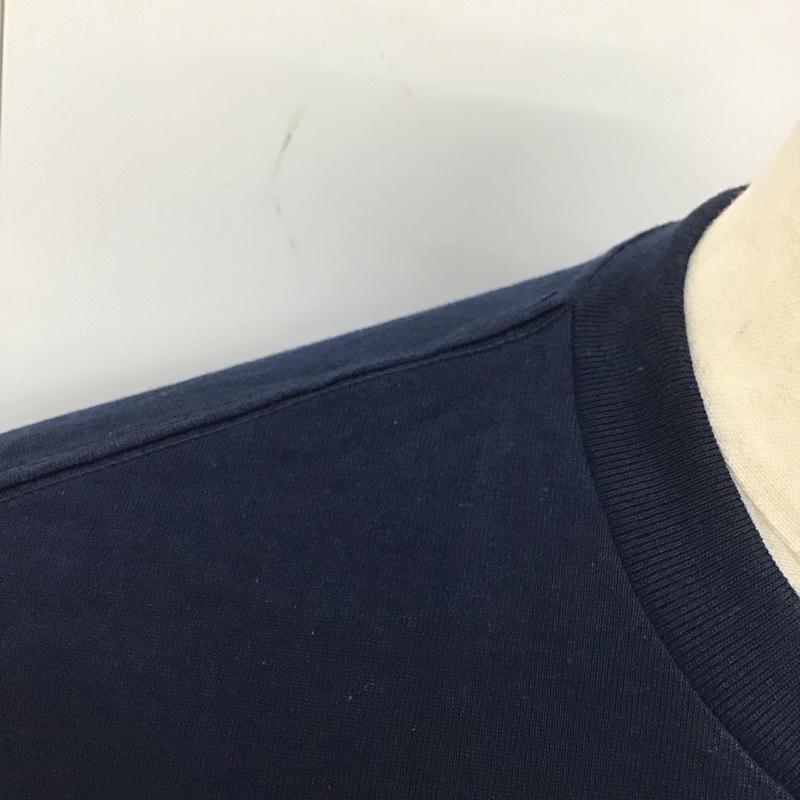 ベイプ BAPE Tシャツ 半袖 半袖カットソー プリントTシャツ クルーネックカットソー BBC L ロゴ、文字 紺 / ネイビー /  メンズ USED 古着 中古 10111943