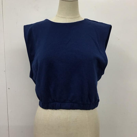 ザラ ZARA タンクトップ タンクトップ タンクトップ ノースリーブカットソー M 無地 青 / ブルー /  レディース USED 古着 中古 10115978