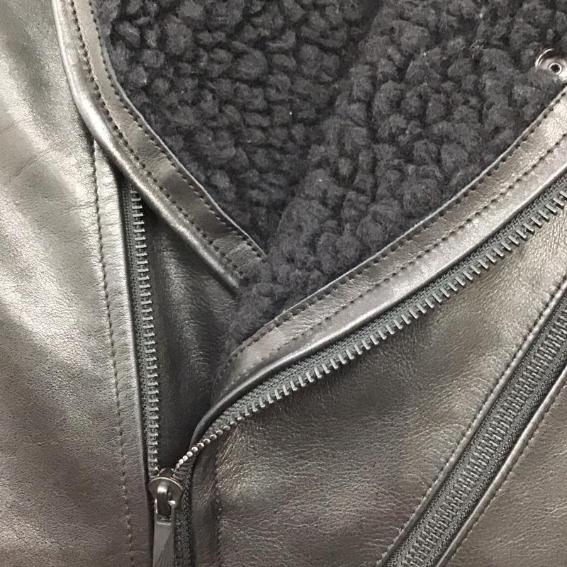 エヌハリウッド N.HOOLYWOOD ジャケット、上着 ジャケット、ブレザー ライダースジャケット ジップアップジャケット アウター カラージャケット 38 無地 黒 / ブラック /  メンズ USED 古着 中古 10113794