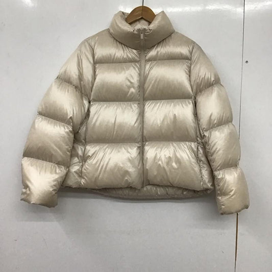 ユニクロ UNIQLO ジャケット、上着 ジャケット、ブレザー 211-450456 ウルトラライトダウンシャイニーボリュームジャケット M 無地 オフホワイト / オフホワイト /  レディース USED 古着 中古 10138683