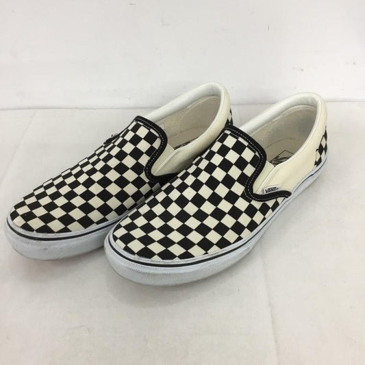 バンズ VANS スリッポン スリッポン V98CLA SLIP ON スニーカー 27cm 27.0cm チェック 白 / ホワイト / X 黒 / ブラック /  メンズ USED 古着 中古 10131648