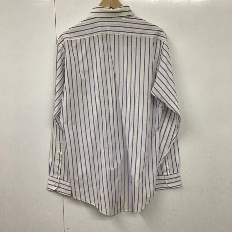 古着 USED シャツ、ブラウス 長袖 VAN HEUSEN ボタンダウンシャツ 90s ストライプ 白 / ホワイト /  メンズ USED 古着 中古 10130757