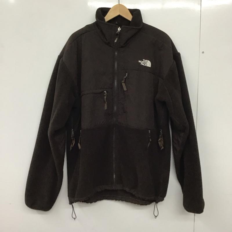 ザノースフェイス THE NORTH FACE ジャケット、上着 ジャケット、ブレザー ジップアップジャケット アウター ボアジャケット L ロゴ、文字 茶 / ブラウン /  メンズ USED 古着 中古 10137091