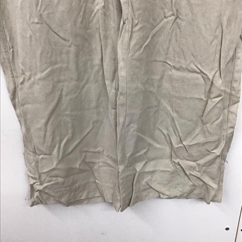 ザラ ZARA パンツ ワークパンツ、ペインターパンツ ワイドパンツ カジュアルパンツ ワークパンツ XS 無地 ベージュ / ベージュ /  レディース USED 古着 中古 10142659