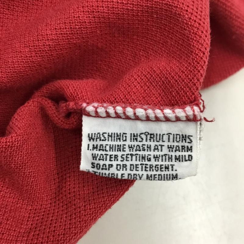 ラコステ LACOSTE ポロシャツ 半袖 ワニ ワンポイント 赤 / レッド /  メンズ USED 古着 中古 10115528