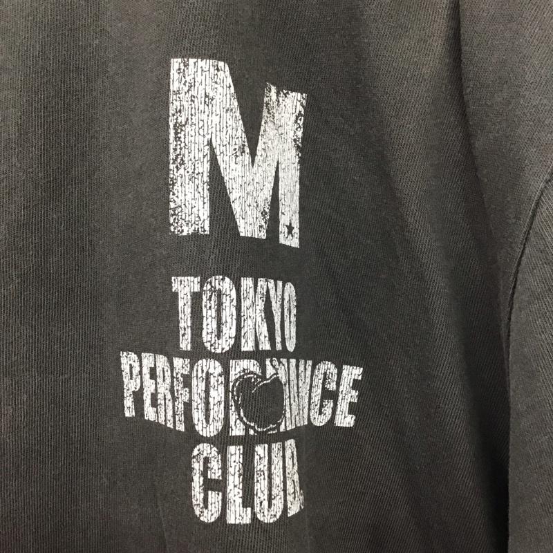 エム M Tシャツ 半袖 XL プリント X ロゴ、文字 チャコールグレー / チャコールグレー /  メンズ USED 古着 中古 10138213