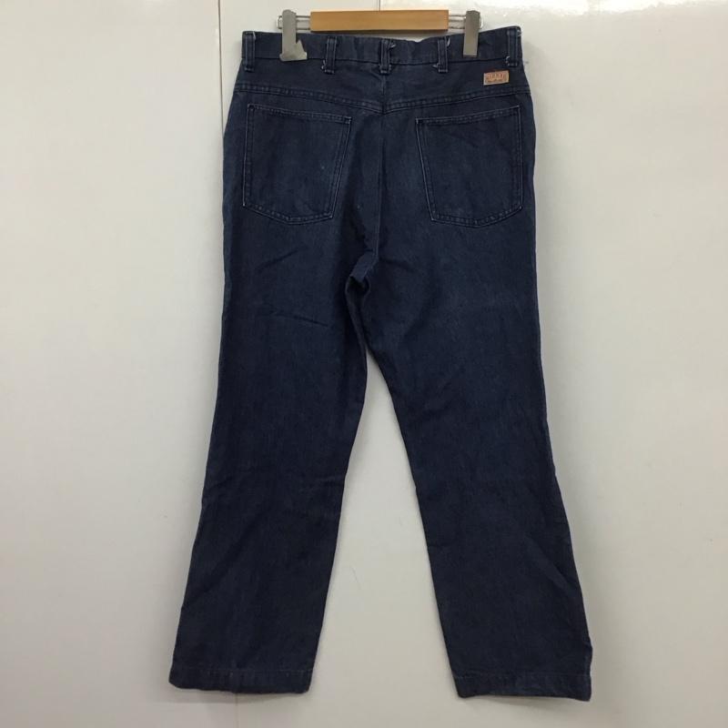 レッドキャップ RED KAP パンツ デニム、ジーンズ デニムパンツ ワイドパンツ カジュアルパンツ 33インチ 無地 インディゴ / インディゴ /  メンズ USED 古着 中古 10130695