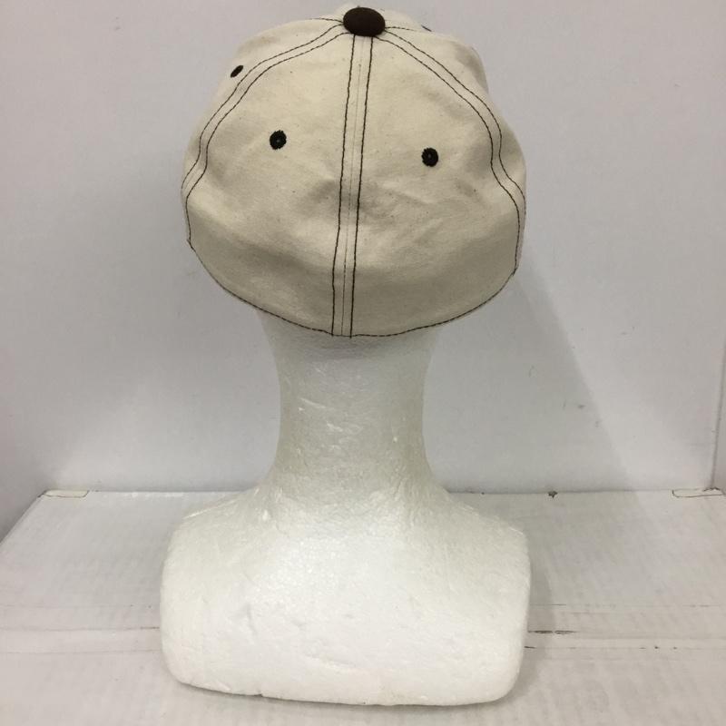 クッシュマン CUSHMAN 帽子 キャップ 29027 ロゴ、文字 茶 / ブラウン / X アイボリー / アイボリー /  メンズ USED 古着 中古 10124238