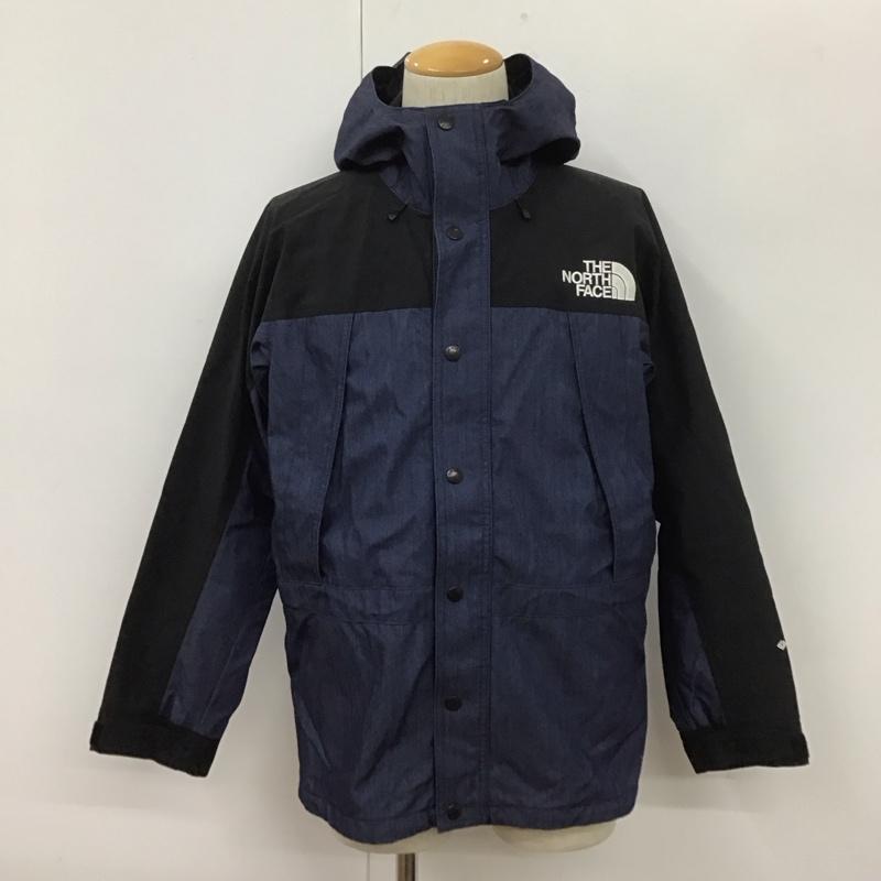 ザノースフェイス THE NORTH FACE ジャケット、上着 ジャンパー、ブルゾン np12032 マウンテンライトデニムジャケット ジップアップジャケット アウター S ロゴ、文字 インディゴ / インディゴ /  メンズ USED 古着 中古 10107736