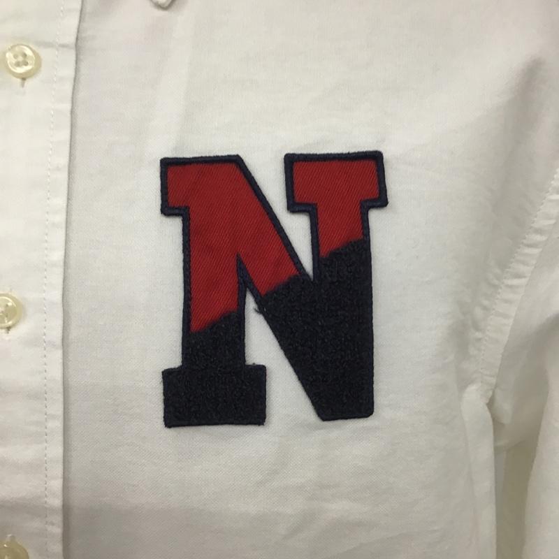 チャンピオン Champion シャツ、ブラウス 長袖 ボタンダウンシャツ L 無地 白 / ホワイト /  メンズ USED 古着 中古 10106078