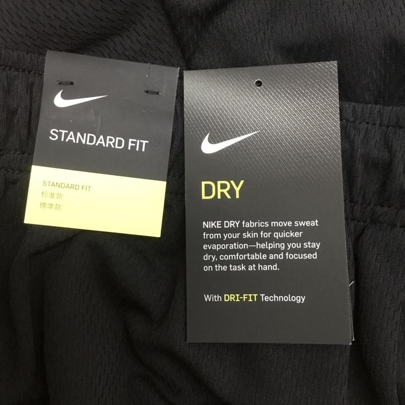 ナイキ NIKE パンツ ショートパンツ 890812-010 ジャージハーフパンツ DRI-FIT ショート 4.0 M ロゴ、文字 黒 / ブラック /  メンズ USED 古着 中古 10135004