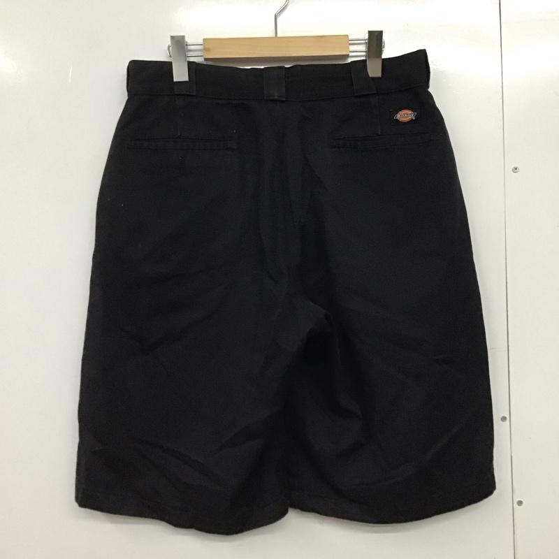 ディッキーズ Dickies パンツ ショートパンツ ショートパンツ ハーフパンツ カジュアルパンツ 34インチ ロゴ、文字 黒 / ブラック /  メンズ USED 古着 中古 10145533