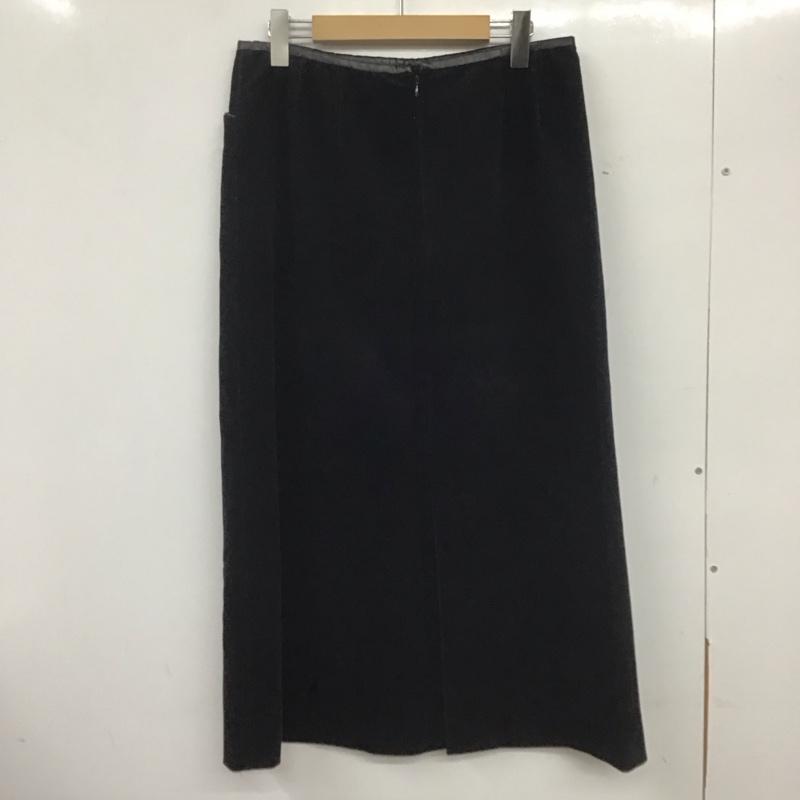 バーバリーロンドン Burberry London スカート ロングスカート 無地 黒 / ブラック /  レディース USED 古着 中古 10139966