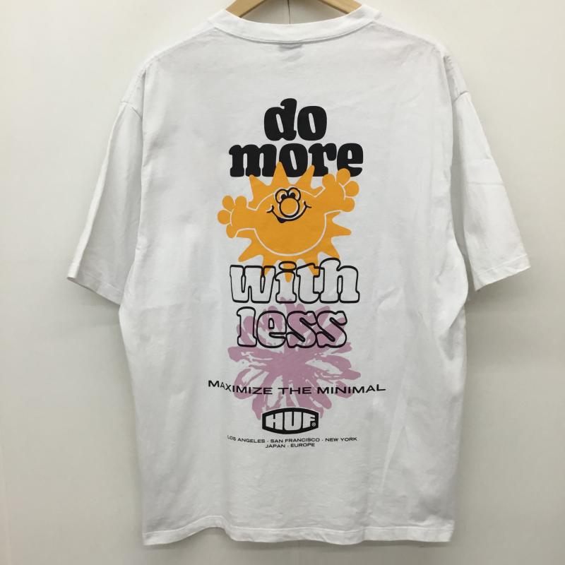 ハフ HUF Tシャツ 半袖 L キャラクター 白 / ホワイト /  メンズ USED 古着 中古 10134992
