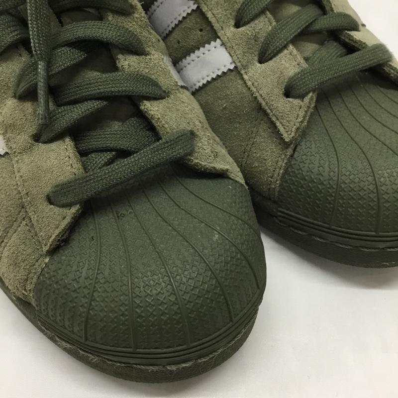 アディダス adidas スニーカー スニーカー B41988 SUPERSTAR 26.5cm 26.5cm ロゴ、文字 カーキ / カーキ / X 銀 / シルバー /  メンズ USED 古着 中古 10110154