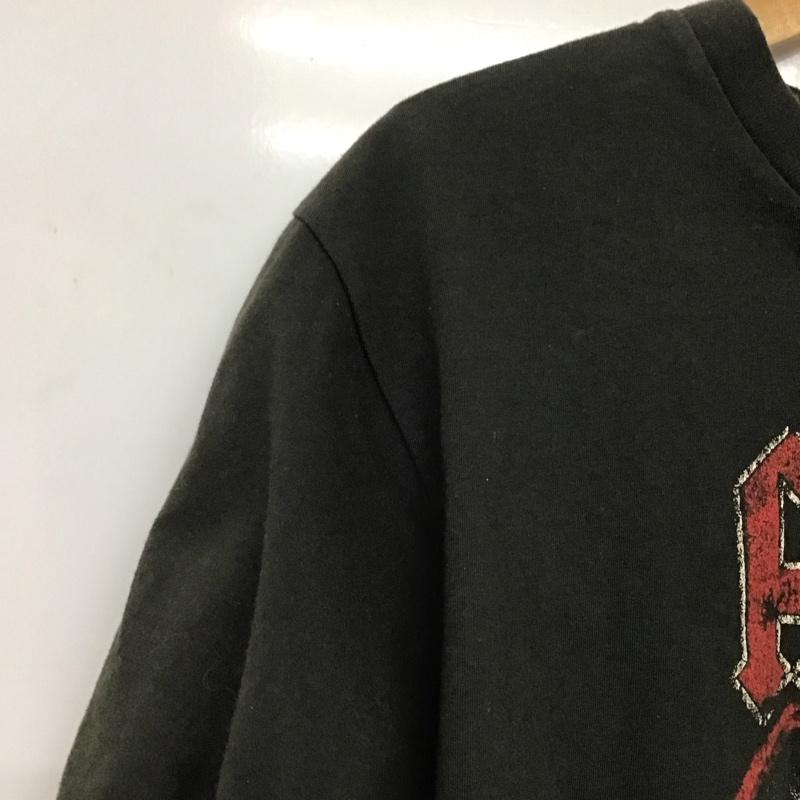 古着 USED Tシャツ 半袖 半袖カットソー プリントTシャツ クルーネックカットソー L プリント ダークグレー / ダークグレー /  メンズ USED 古着 中古 10145695