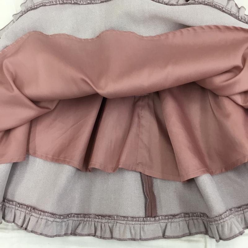 ロジータ ROJITA スカート ミニスカート FREE 無地 桃 / ピンク /  レディース USED 古着 中古 10129968