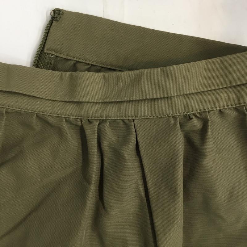 ロペピクニック ROPE  PICNIC スカート ひざ丈スカート フレアスカート 36 無地 カーキ / カーキ /  レディース USED 古着 中古 10045983