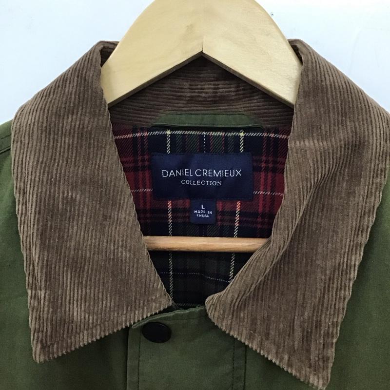 ダニエル・クレミュ DANIEL CREMIEUX ジャケット、上着 ジャケット、ブレザー ジップアップジャケット アウター 古着 オイルジャケット L 無地 カーキ / カーキ /  メンズ USED 古着 中古 10130078