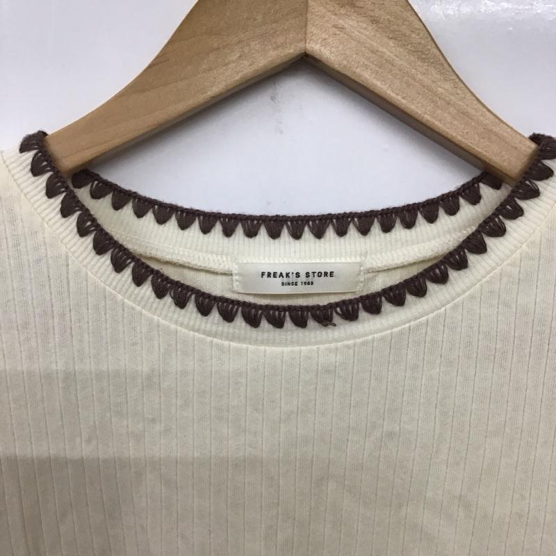 フリークスストア FREAK S STORE カットソー 半袖 FREE 無地 白 / ホワイト /  レディース USED 古着 中古 10142130
