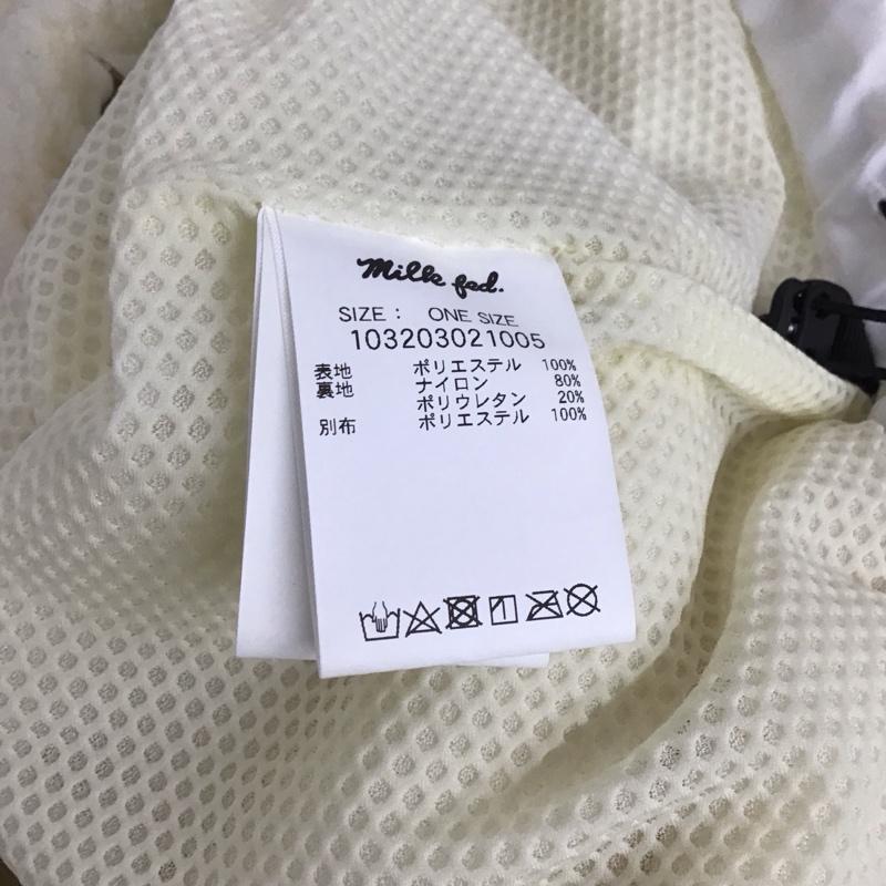ミルクフェド MILKFED. ジャケット、上着 ジャケット、ブレザー 103203021005 BACK LOGO BOA ZIP UP V-NECK JACKET ボアジャケット ONE SIZE ロゴ、文字 アイボリー / アイボリー /  レディース USED 古着 中古 10147744
