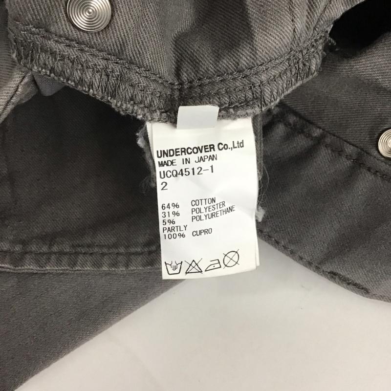 アンダーカバー UNDERCOVER パンツ デニム、ジーンズ ucq4512-1 スキニージーンズ タイトパンツ 2 無地 灰 / グレー /  メンズ USED 古着 中古 10124653