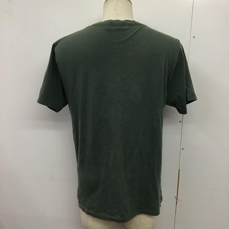 ヒステリックグラマー HYSTERIC GLAMOUR Tシャツ 半袖 半袖カットソー プリントTシャツ Vネックカットソー L プリント 緑 / グリーン /  メンズ USED 古着 中古 10124351