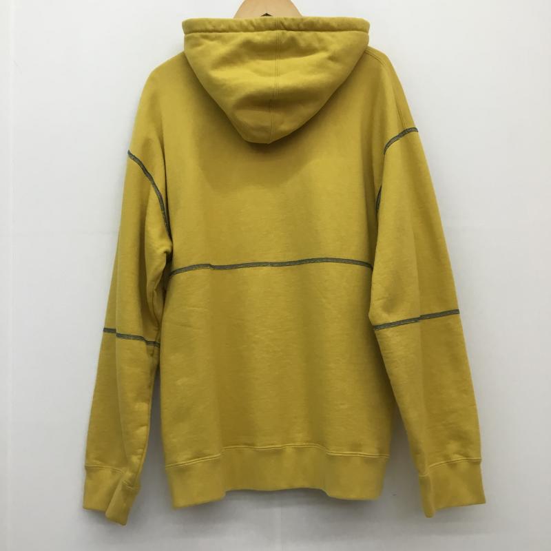 シュプリーム Supreme パーカー 長袖 L ロゴ、文字 黄 / イエロー /  メンズ USED 古着 中古 10110367