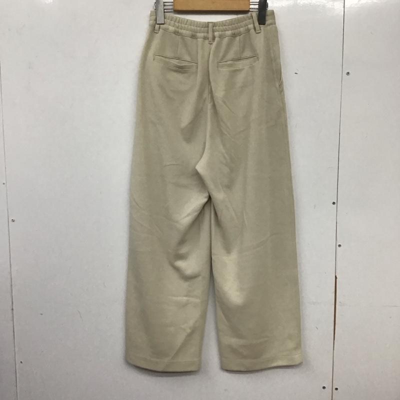 ニコアンド niko and... パンツ スラックス S201CL04AD ワイドパンツ M 無地 アイボリー / アイボリー /  レディース USED 古着 中古 10138934