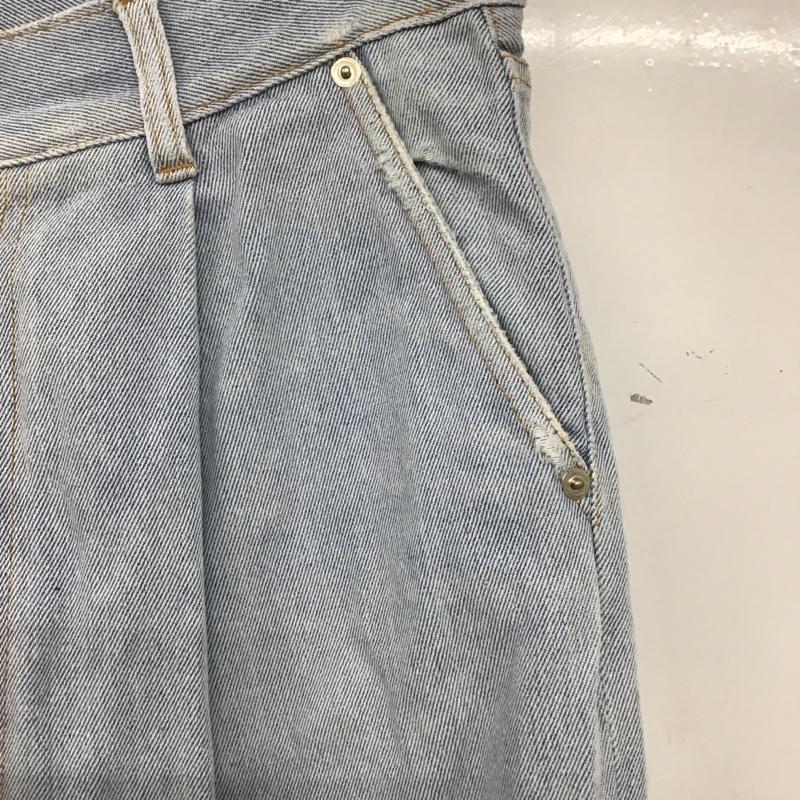 ヘドメイナー HED MAYNER パンツ デニム、ジーンズ デニムパンツ ワイドパンツ カジュアルパンツ S 無地 インディゴ / インディゴ /  メンズ USED 古着 中古 10135735